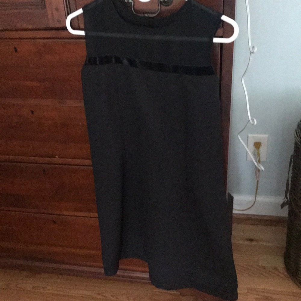 LBD with illusion neckline